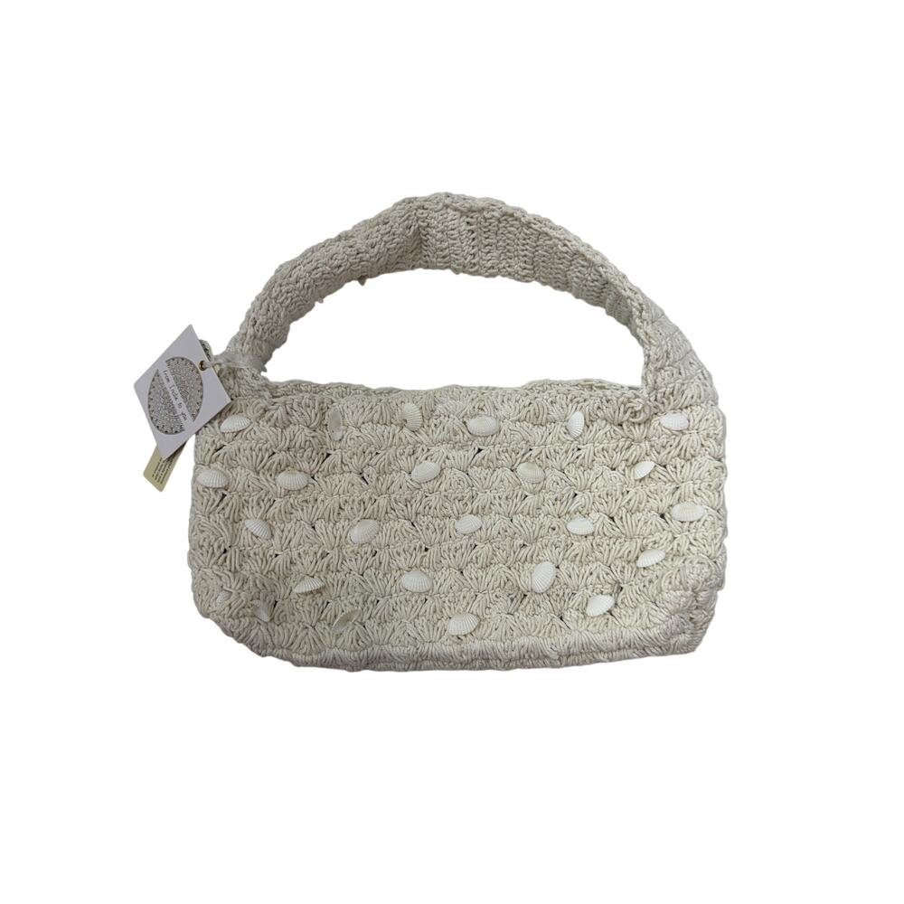 NEW Shell Woven Hand Bag - Picture 1 of 5